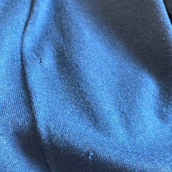 89th & Madison Long Sleeve Open Front Blue & Black Cardigan Sz Med - Picture 6 of 6